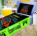 Ver imagem 2 de Jogo De Lençol Cobre Leito E Fronha Carros Gamer Mod 2 Kit 2pçs