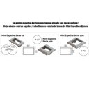 Ver imagem 2 de Mini Espelho 1 Tomada 10a Embutir para Móveis - Preto