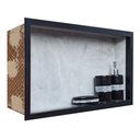 Ver imagem 3 de Nicho Porcelanato para Banheiro Cinza Polido 62x32cm