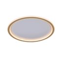 Ver imagem 1 de Plafon 40x40x5cm 49w 3000k Bivolt Metal Dourado Sindora