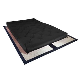 Colchão Futon Casal Dobrável Sofa Cama Preto Acquablock - 2