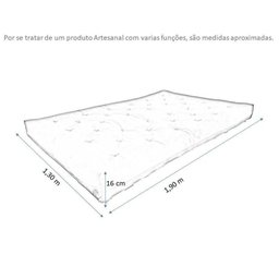 Colchão Futon Casal Dobrável Sofa Cama Preto Acquablock - 4