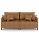 Ver imagem 3 de Sofá 2 Lugares Sala de Estar Living 172cm Asbury K01 Couríssimo Camel - Lyam Decor