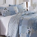 Ver imagem 1 de Kit Colcha Solteiro Patchwork Paris 2 Peças Sortido Fatex Sort 16