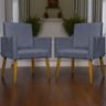 Kit 6 Poltronas Decorativas para Sala Mari Suede - 2
