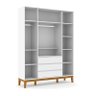 Quarto de Bebê Nature Clean 4 Portas com Berço Unique Branco Soft Eco Wood – Matic - 7