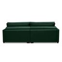 Ver imagem 7 de Sofá Cama Retrátil e Reclinável 2,10m com Molas Karen Veludo Verde Adonai Estofados