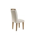 Ver imagem 6 de Conjunto Sala de Jantar Mesa 6 Cadeiras Amanda Espresso Móveis Bege/Creme/Off White/Imbuia