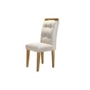 Ver imagem 5 de Conjunto Sala de Jantar Mesa 6 Cadeiras Amanda Espresso Móveis Bege/Creme/Off White/Imbuia