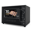 Ver mais imagens de Forno Elétrico de Bancada Fogatti 10054754 -2 70L 1750W com Grill Preto 220V