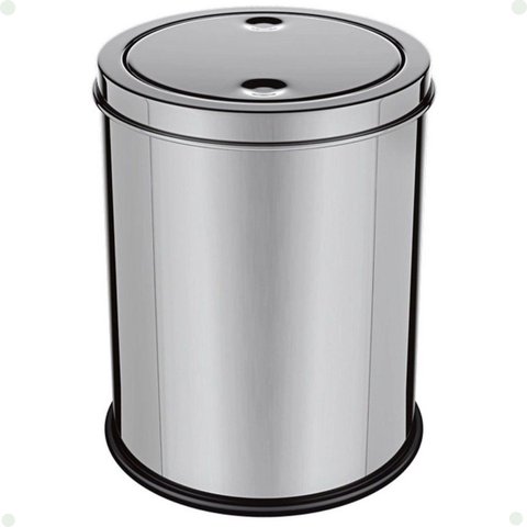 Lixeira Basculante em Aço Inox 8l Clink*