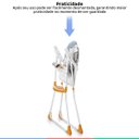 Ver imagem 3 de Cadeira Alta De Bebe Para Alimentação Refeição Até 23 Kg Nick Dino Galzerano