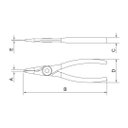 Ver imagem 2 de Alicate para Anéis Interno Reto 5" Tramontina Pro Tramontina