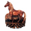 Ver imagem 1 de Porta Espeto Cavalo Suporte de Parede Churrasco