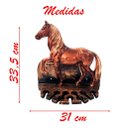 Ver imagem 2 de Porta Espeto Cavalo Suporte de Parede Churrasco