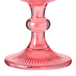 Jogo com 6 Taças Versalhes de Vidro Rosa de Agua ou Suco 390ml - 5