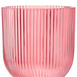 Jogo com 6 Taças Versalhes de Vidro Rosa de Agua ou Suco 390ml - 4