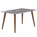 Ver imagem 2 de Mesa de Jantar Adele 130x80cm Marrom/Madeira/Off White