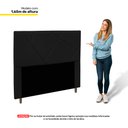 Ver imagem 3 de Cabeceira Cama Box Casal King Size Mali 195cm Corano Preto - Abmaza