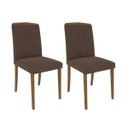 Ver imagem 5 de Conjunto Sala de Jantar Mesa Alana Rafaela 6 Cadeiras Vanessa Cimol