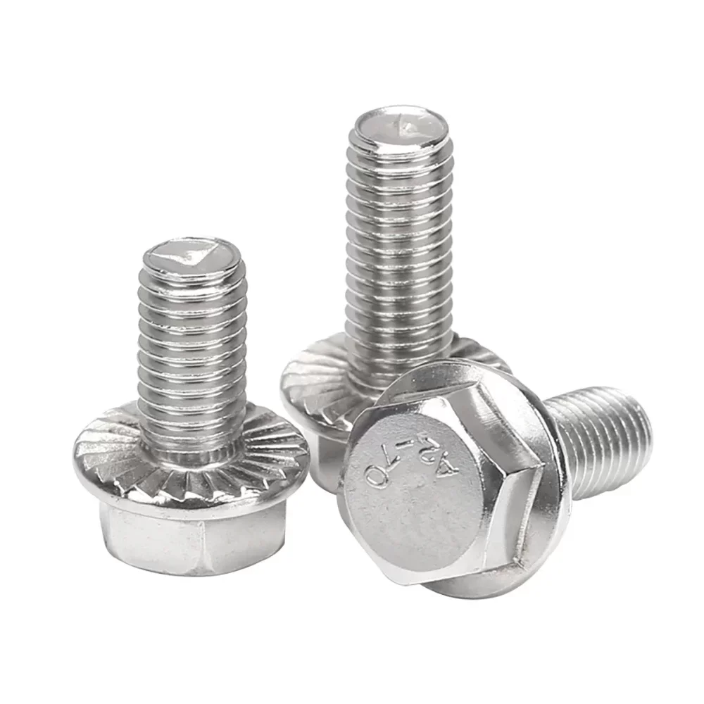 PARAFUSO SEXTAVADO C. FLANGEADA DIN 6921 M8 X 20MM - 100 PÇS ...