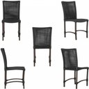 Ver imagem 3 de 8 Cadeiras Cannes Corda Náutica e Mesa Retangular Alumínio Preto