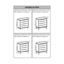 Ver mais imagens de Quarto de Bebê Berço Evolution + Cômoda 4g + Guarda Roupa 3P Rosa Classic com Colchão