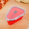 Pote Expansível Silicone Separador Pizza Vermelho 25,5cm - 4