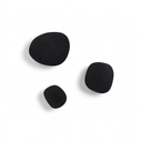 Ver imagem 1 de Conjunto de 3 Ganchos Orgânicos Cor:Preto