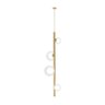 Lustre Pendente Quality Orbit 1530 Dourado Transparente G9 Bivolt - 2