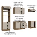 Ver imagem 5 de Armário de Cozinha Completa 270cm Rustic/crema Agata Madesa 01