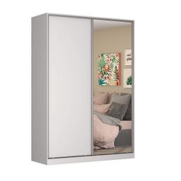 Guarda-Roupa Solteiro com Espelho 2 Portas de Correr Rc2002 - 3