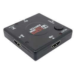 Hub Switch HDMI 3 Entradas 1 Saida PC Notebook PS3 Xbox DVD HDTV Tolvia/Xtrad 3 em 1 - 3
