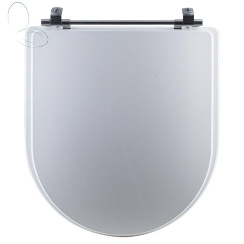 Assento Sanitário Tampa de Vaso Branco Mdf Laqueado Calypso para Bacia Incepa
