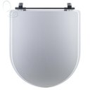 Ver imagem 1 de Assento Sanitário Tampa de Vaso Branco Mdf Laqueado Calypso para Bacia Incepa