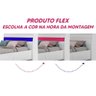 Cama Bibox Solteiro Com 2 Gavetas Branco Azul Haku Shop Jm - 3