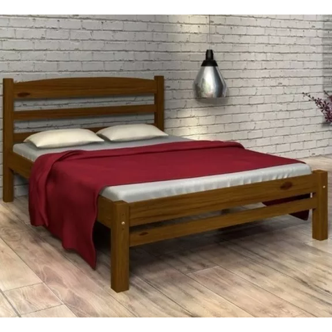 Cama Casal em Madeira Maciça Eucalipto