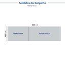 Ver imagem 5 de Cozinha Planejada 2 Peças 2 Balcões com Tampo Marselha CabeCasa MadeiraOriginals Branco