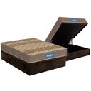 Ver imagem 1 de Conjunto Box Baú Casal: Colchão Espuma Probel D33 Guarda Costas Brown + Base Crc Suede Brown(