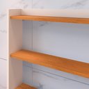 Ver imagem 3 de Armário Suporte Xícaras Armarinho Amélia Nicho Ganchos Organizador – Off White/cinamomo – Rpm