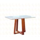 Ver imagem 2 de Sala de Jantar com 4 Cadeiras Madeira Maciça 1,20x0,80m - Pedro - Art Salas