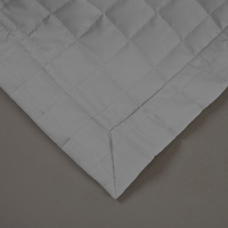 Kit Colcha Cobre Leito Matelado Solteiro 2 Peças Copacabana 300 Fios Cinza - 4
