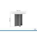 Ver imagem 3 de Mesa Jantar Lana Redonda 90cm Cinamomo/Off White Henn
