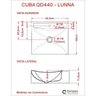 Cuba para Banheiro Q44w Lunna Compace - 3