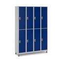 Ver imagem 1 de Armário de Aço 8 Portas Grandes Locker Academia:azul Del Rey