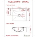 Ver imagem 3 de Cuba para Banheiro Q44w Lunna Compace
