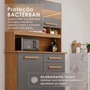 Ver mais imagens de Armário de Cozinha com Reflecta 4 Portas 2 Gavetas Isis