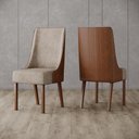Ver imagem 3 de Mesa de Jantar Mavi 150 C. Vidro 8 Cad. Ivy Caramelo/creme - Henn