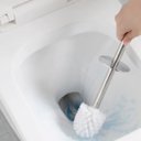 Ver imagem 5 de Lixeira 8l com Tampa Click Retangular + Escova Sanitária com Suporte para Banheiro | Astra