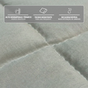 Ver imagem 3 de Kit Edredom Colcha Casal Queen 06 Peças Dupla Face Super Macio Mais 2 Travesseiros 200 Fios Percal H